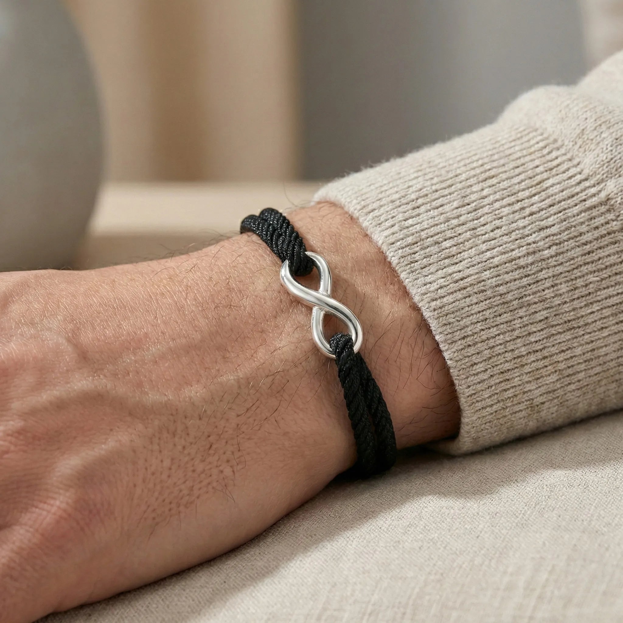 The Steel Infinity Bracelet