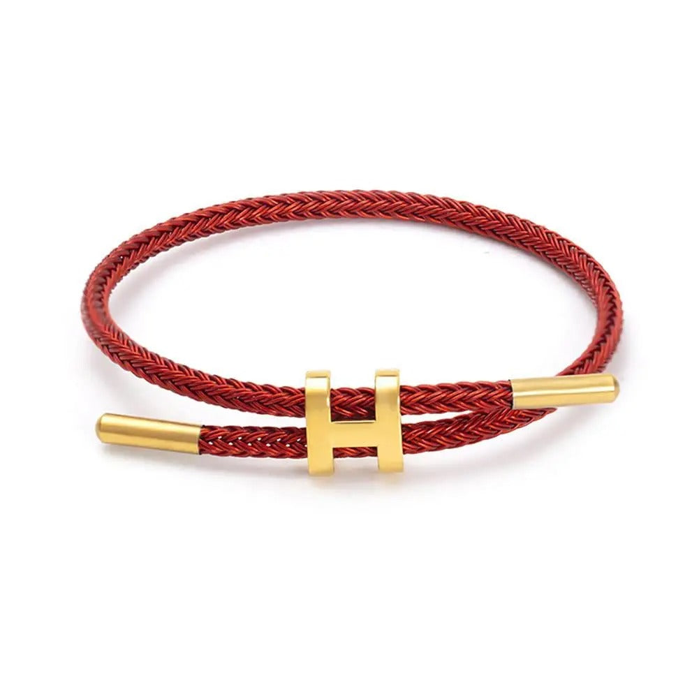 The Steel Gold Align Bracelet