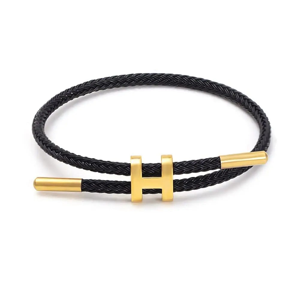 The Steel Gold Align Bracelet