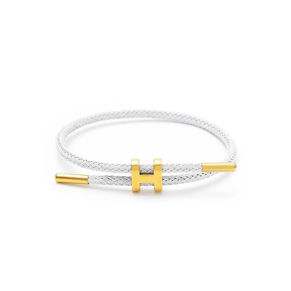 The Steel Gold Align Bracelet